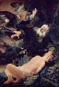 Rembrandt, sacrifice of Abraham